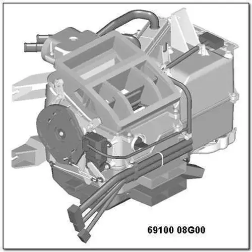 Heater assy 6910008G00 SSANGYONG