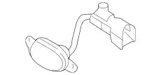 Плафон фонаря AL3Z-15442-C FORD
