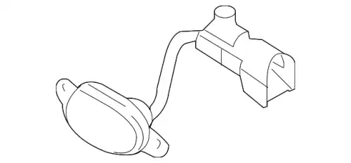 Плафон фонаря AL3Z-15442-C FORD