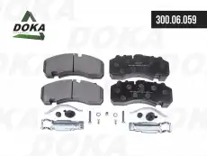 Тормозные колодки дисковые DOKA 30006059