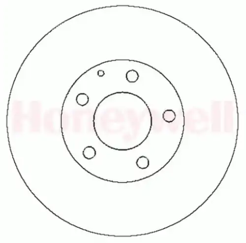 Тормозной диск BENDIX 562286B