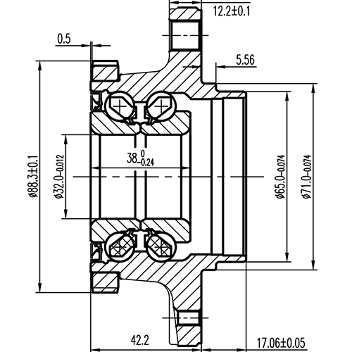 Ступица ZIKMAR Z89541R