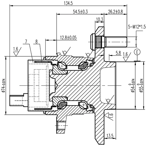 Ступица ZIKMAR Z89567R