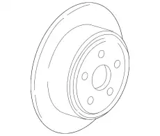 Тормозной диск FORD 3L2Z-2C026-AA ,