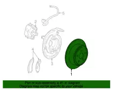 Тормозной диск FORD 3L2Z-2C026-AA ,