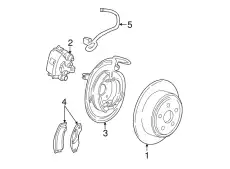 Тормозной диск FORD 3L2Z-2C026-AA ,