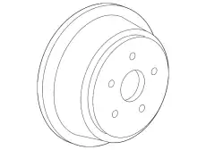 Тормозной диск FORD 3F2Z-2C026-AA ,