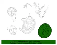 Тормозной диск FORD 3F2Z-2C026-AA ,