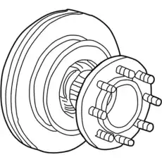 Тормозной диск FORD F81Z1102DB ,
