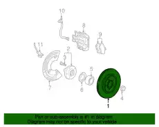 Тормозной диск FORD 1R8Z-2C026-AA ,