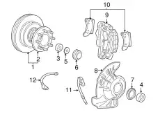 Тормозной диск FORD F81Z-1102-BA ,