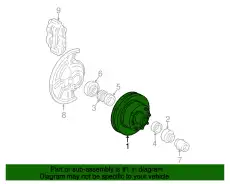 Тормозной диск FORD 4C2Z-1102-AA ,
