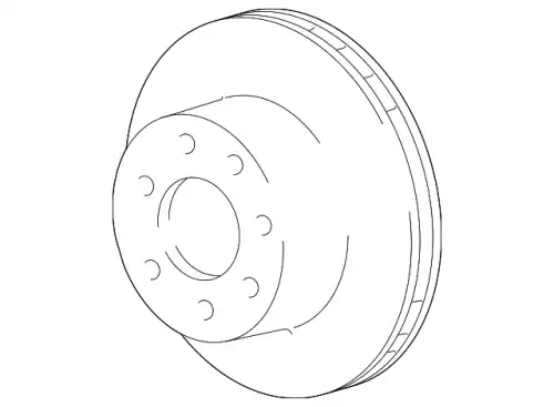 Тормозной диск FORD 4C2Z-2C026-AA