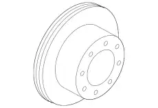 Тормозной диск FORD 5C3Z-2C026-CA ,