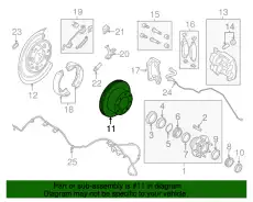 Тормозной диск FORD 5C3Z-2C026-CA ,