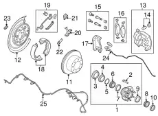 Тормозной диск FORD 5C3Z-2C026-CA ,
