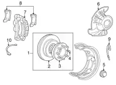 Тормозной диск FORD 5C3Z-1125-CA ,