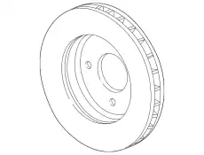 Тормозной диск FORD F4ZZ-2C026-B ,