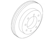 Тормозной диск FORD 8C2Z-2C026-C ,