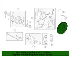 Тормозной диск FORD 8C2Z-2C026-C ,