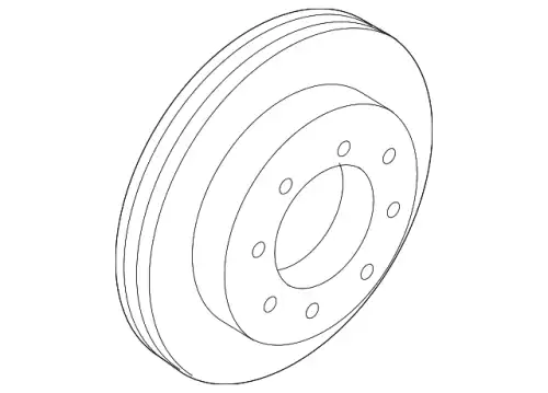 Тормозной диск FORD 8C2Z-2C026-A