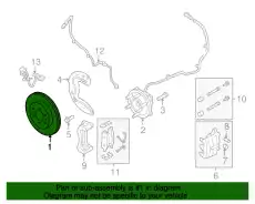 Тормозной диск FORD 9L3Z-1125-D ,