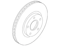 Тормозной диск FORD 2T1Z-1125-A ,