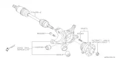 Кулак поворотный SUBARU 28411FG030