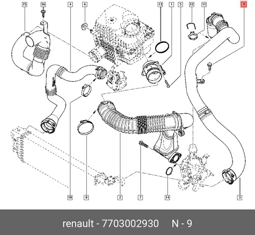 FLANGE SCREW 7703002930 RENAULT