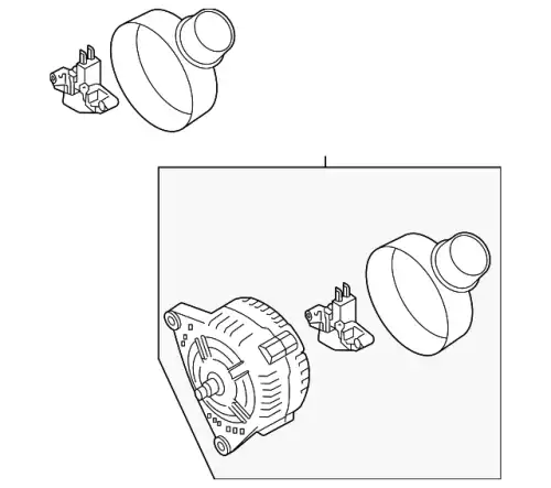 Генератор VAG 07L903015BX