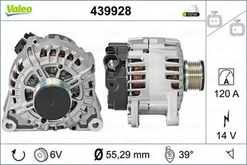 Генератор VALEO 439928