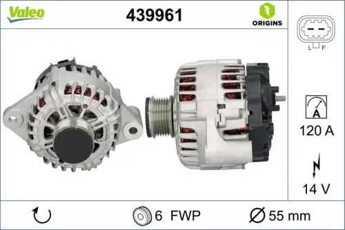 Генератор VALEO 439961