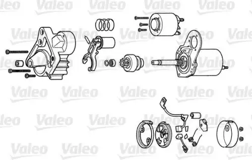 Стартер VALEO D6RA87