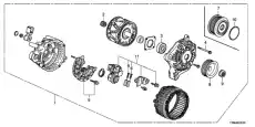 311505A2A01 РЕГУЛЯТОР. НАПРЯЖЕНИЯ. ГЕНЕРАТОРА. HONDA