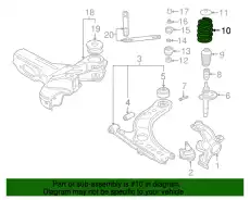 пружина передняя Audi 1J0 411 105 CC VAG