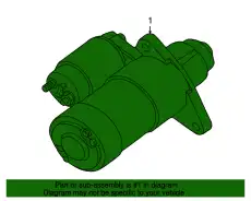 Стартер FORD F4TZ-11002-ARM