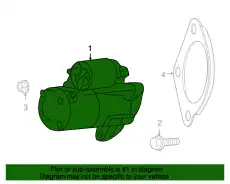 Стартер VAG 7B0911023A