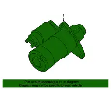 Стартер FORD 6E5Z-11002-BA