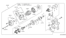 Крышка стартера передняя 23318EN20A NISSAN