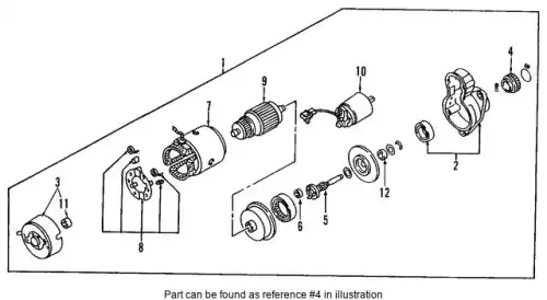 Бендикс стартера 23312EV10A NISSAN