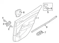 внутренняя панель двери 83306F2000TRY HYUNDAI