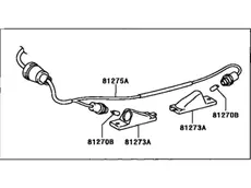 Фонарь габаритный TOYOTA / LEXUS 8127048010