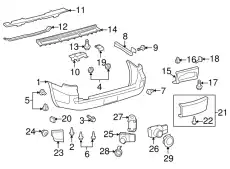Катафот (световозвращатель) TOYOTA / LEXUS 8148060010
