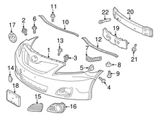 Решетка бампера TOYOTA / LEXUS 5203033030
