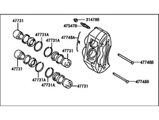 Суппорт тормозной TOYOTA / LEXUS 4773035120