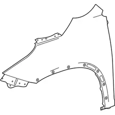Крыло TOYOTA / LEXUS 538010E110