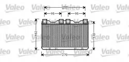 Радиатор печки VALEO 812362