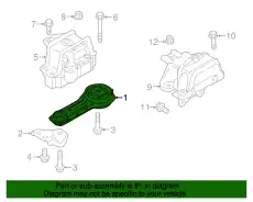 Подушка крепления двигателя MITSUBISHI 1092A229