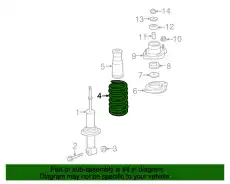ПРУЖИНА ЗАДНЕЙ ПОДВЕСКИ 4140A501 MITSUBISHI