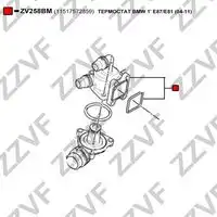 Термостат системы охлаждения ZZVF ZV258BM